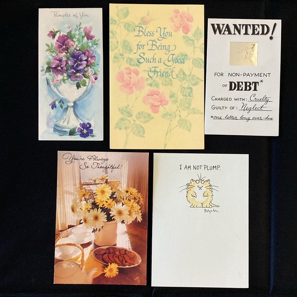 Vintage Unused Greeting Cards w/ Envelopes-Set of 30 - Picture 9 of 10